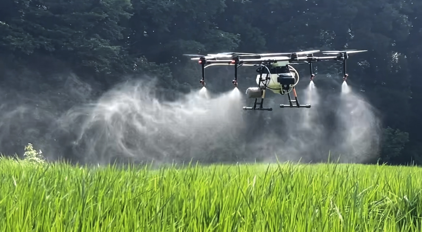 長崎ドローン、ドローン農薬散布